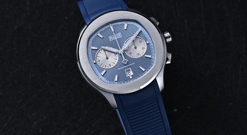 豐富色彩美學(xué)伯爵Polo Chronograph淺巖藍(lán)計(jì)時(shí)碼表（圖）